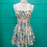 Floral Corset Mini Dress