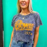 Bowie 74' Mineral Gray Crop