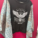 Free Spirit Bohemian Graphic Tee Black