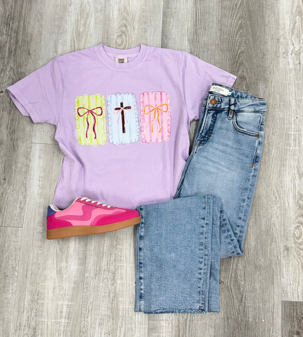 Cross and Bow Graphic Tee