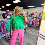 Hot Pink Seam Pants