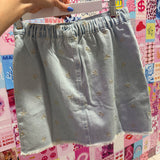 Bow Detail Denim Skirt