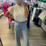 The Hazel Drawstring Denim Pants