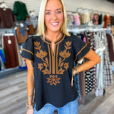 The Sienna Embroidered Top