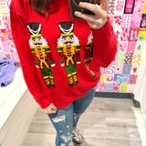 Red Classic Nutcracker Sweater