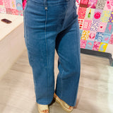 Making My Way Denim Seam Pants