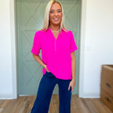 Popstar Pink Blouse