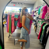 Denim Cargo Dress