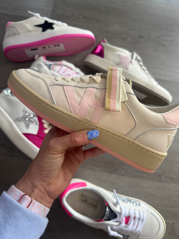 Blush and Bashful Vintage Havana Baby Pink and Tan