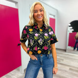 Fresh Picked Gold Button Top