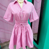 Sweet Talker Pink Stripe Dress