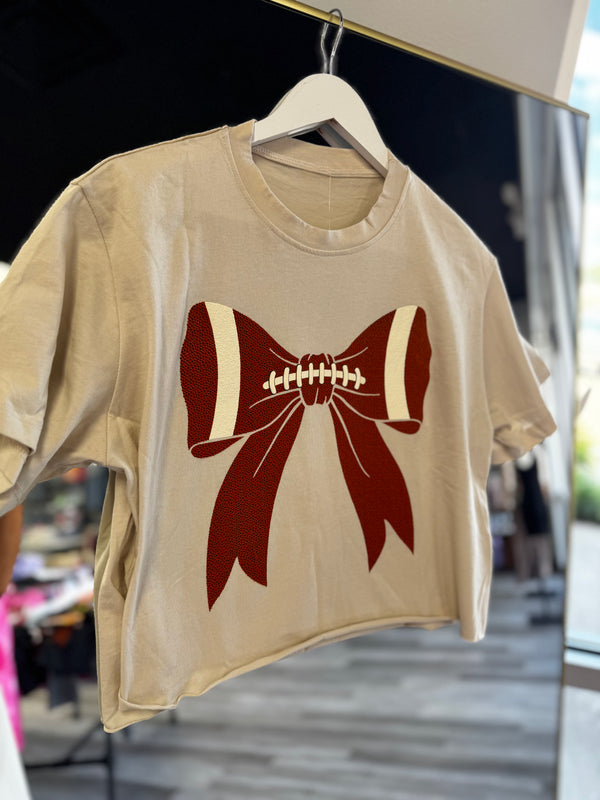 Football Bow Crop