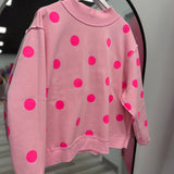 AMORE Reversible Mock Neck Sweatshirt