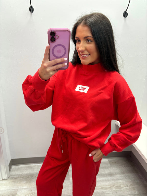 Terry Cloth Mock Neck Top | LULU MAC