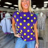 Geaux Time Knit Top