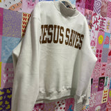 Jesus Saves Mock Neck Reversible