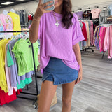 Bright Side Ribbed Top