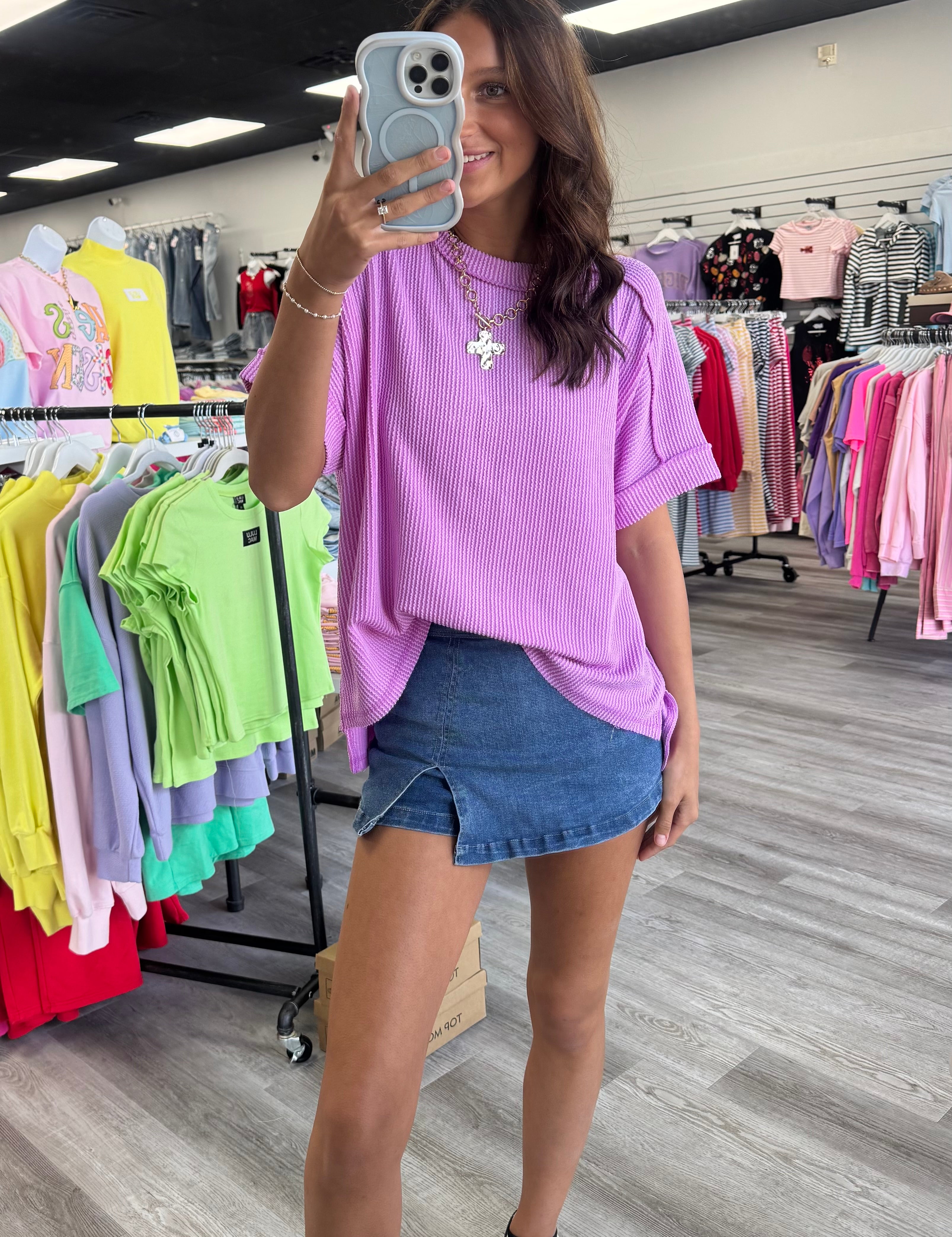 Bright Side Ribbed Top