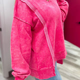 The Must Have Minearl Wash Hem Sweatshirt