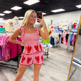 Crawfish Gingham Set
