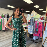 Calling Me To It Polka Dot Dress