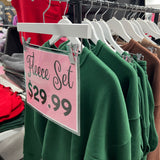 Savage Deals | Fleece Long Sleeve Sweatshirts & Shorts Set