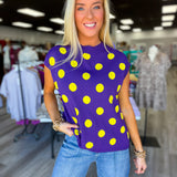 Geaux Time Knit Top