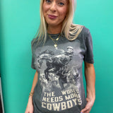More Cowboys Graphic Top