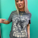 More Cowboys Graphic Top