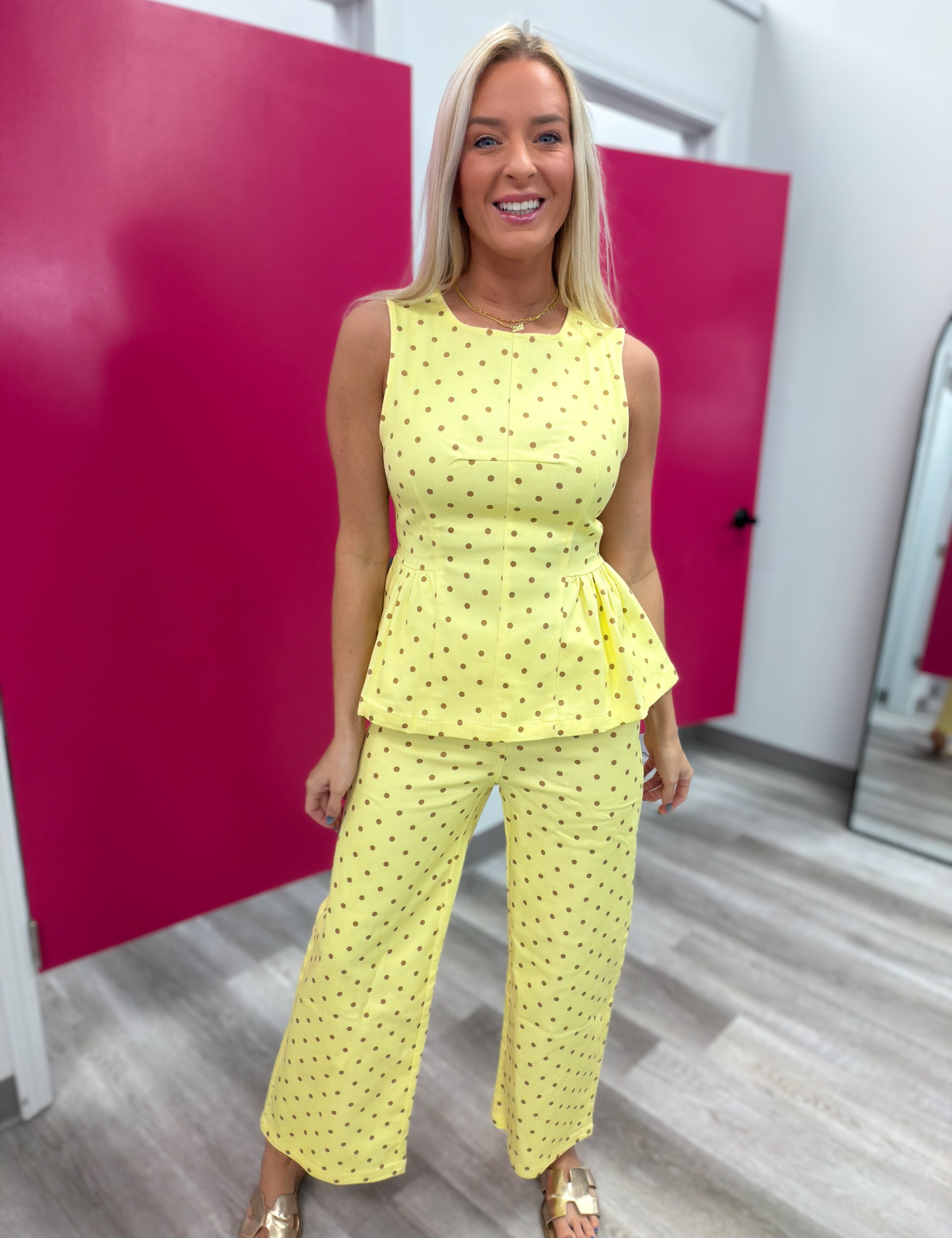 Something To Talk About Polka Dot Pants