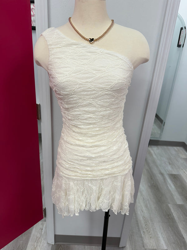 The Ivory Hour Lace Mini