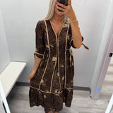 Anywhere with You Dress | Brown