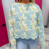 Blue Skies & Buttercups Pullover