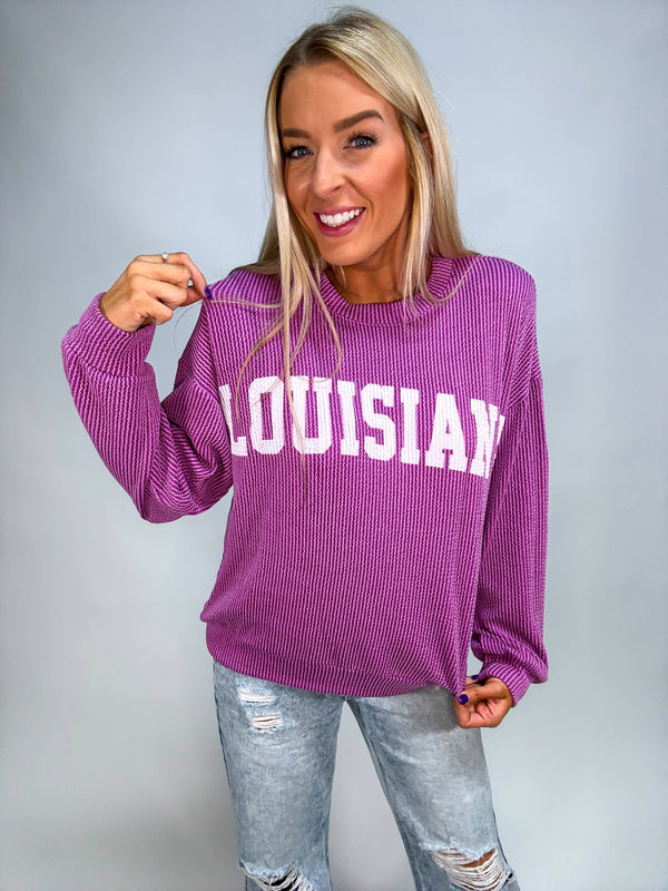 From Louisiana Ribbed Pullover