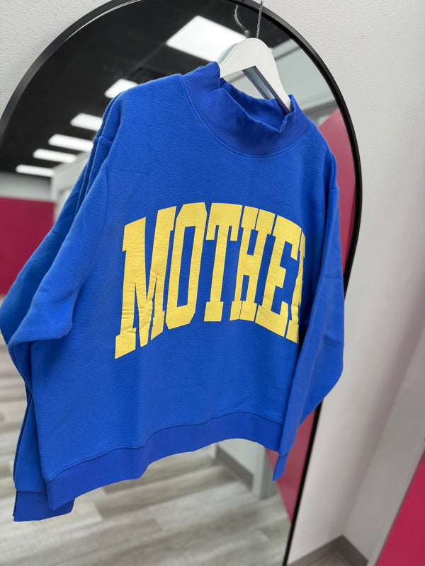 Mother Mock Neck Reversible Sweatshirt