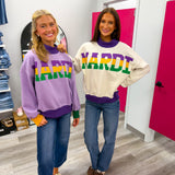 The Mardi Gras Social Club Mock Neck