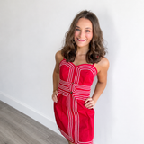 First String Mini Dress | Red