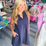 Planning Trips Dress | Navy