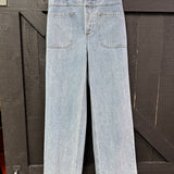 What About It Button Medium Denim Pants