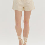 Just Keep Going Shorts - Ecru