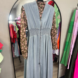 Hear Me Out Midi Denim Dress