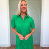 Emerald Isle Eyelet Dress