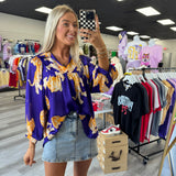 Tiger Silk Top