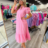 Sweet Escape Eyelete Mid Dress