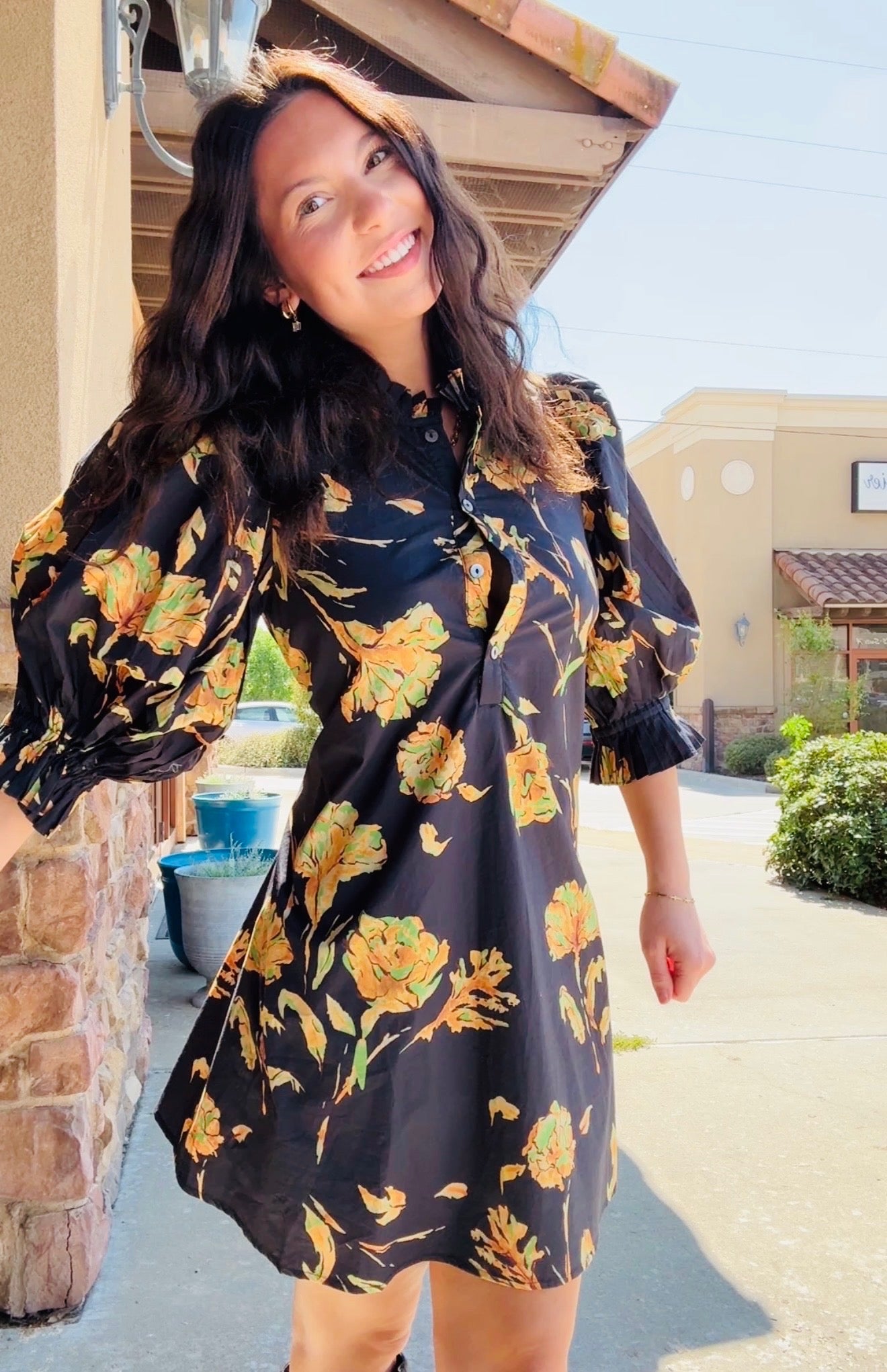 Caught In The Flowers Dress