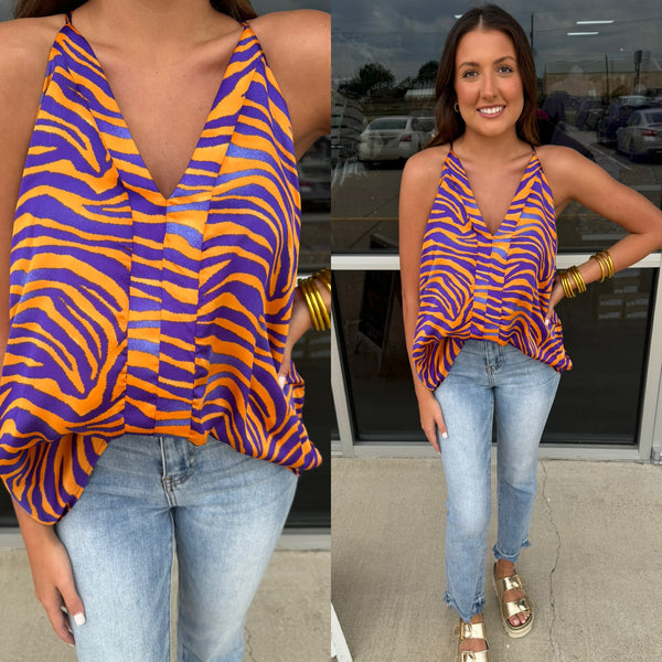 Tiger Stripe Tank Top