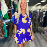 Tiger Dress Purple Tiger