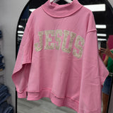 Bubblegum Blessings Jesus Mockneck