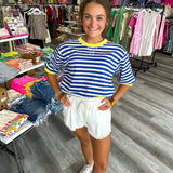 Sunny Striped Day Top