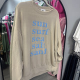 Sea Surf Sand Ribbed Pullover
